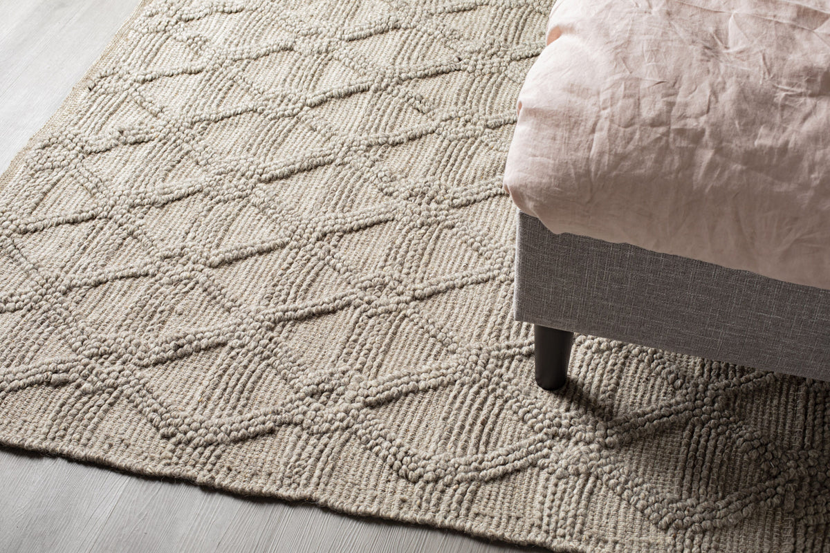 Kehlani Natural Tribal Wool Rug 300x240cm – Early Settler NZ