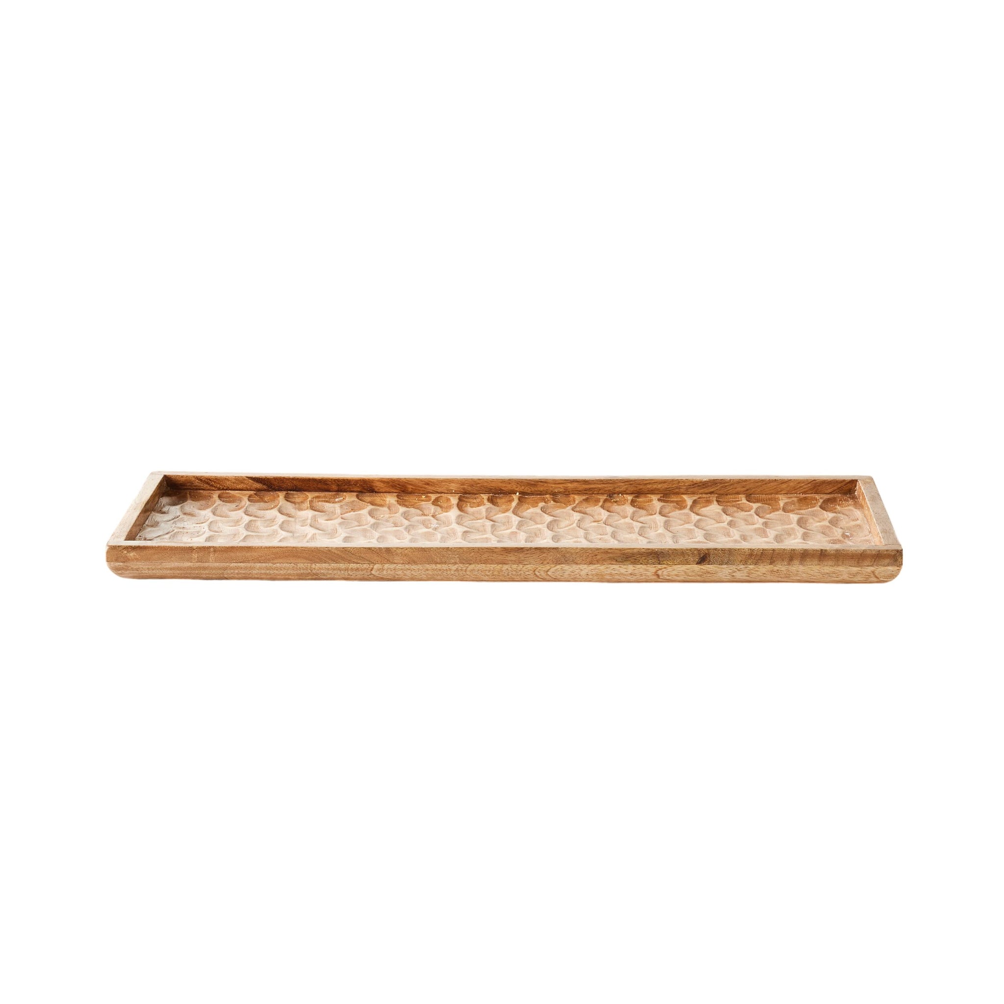 Moana Hammered Small Platter 56x20.5x2.5cm