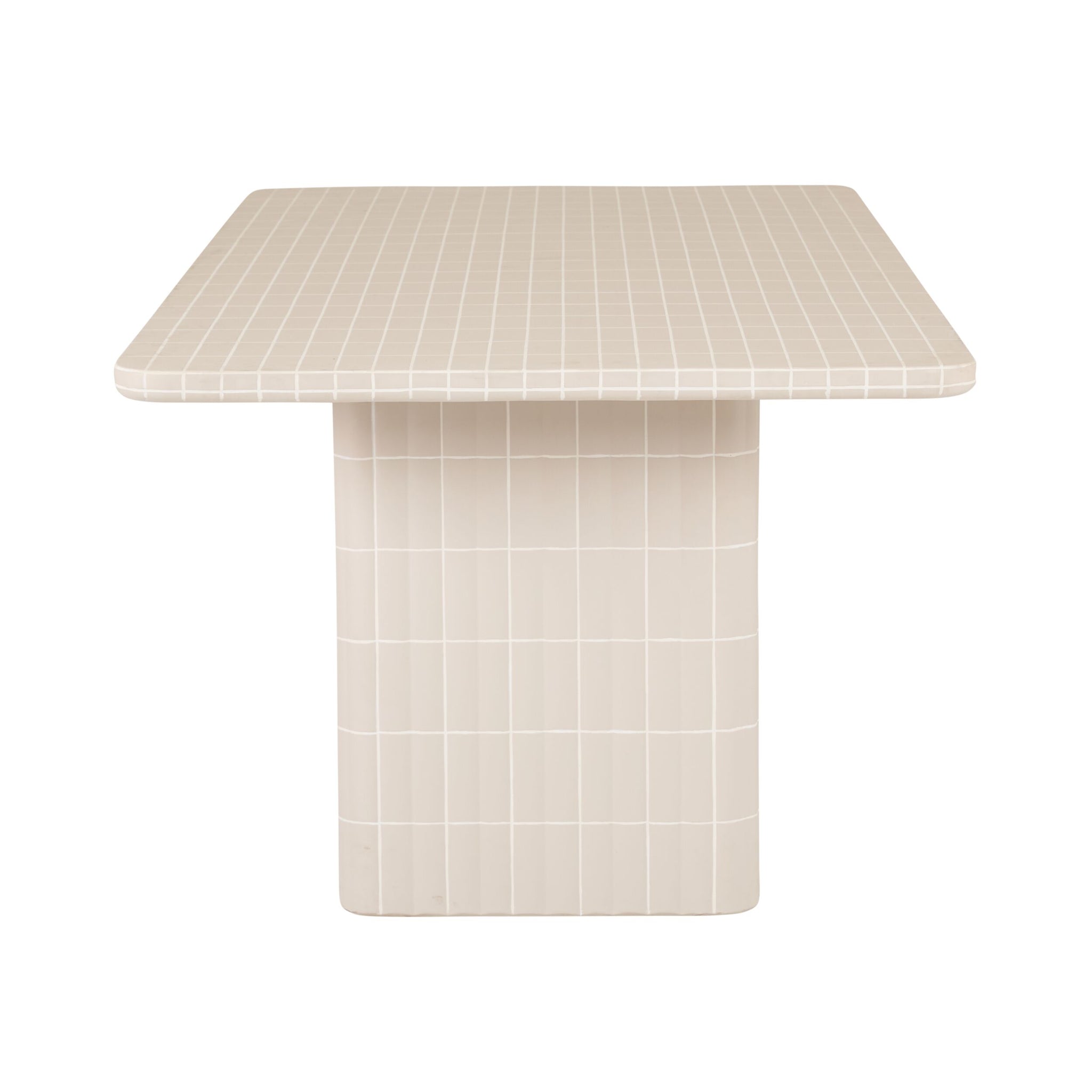 Edie Dining Table 225cm Taupe