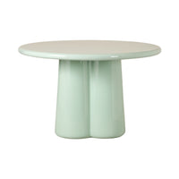 Pavia Round Dining Table Gloss Eucalypt Green