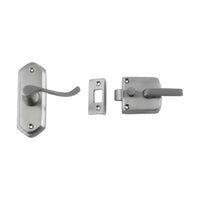 2059 Screen Door Latch Right Hand External Satin Chrome H98xW36mm P40mm