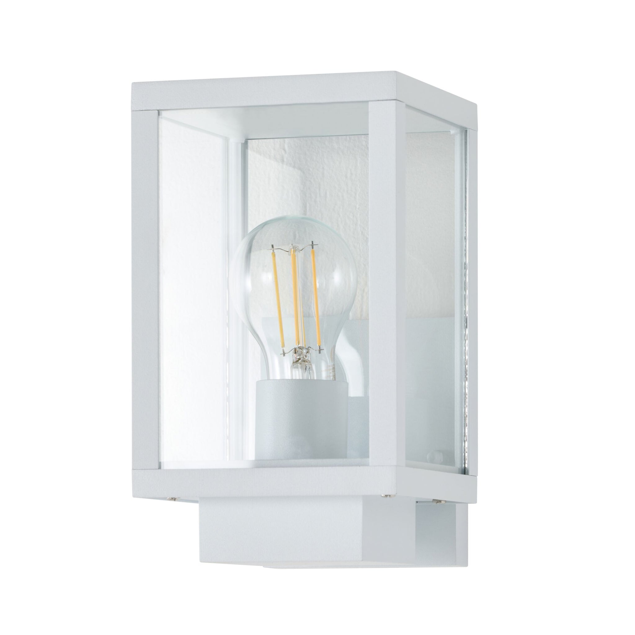 Logan 1 Light Exterior Wall Bracket White