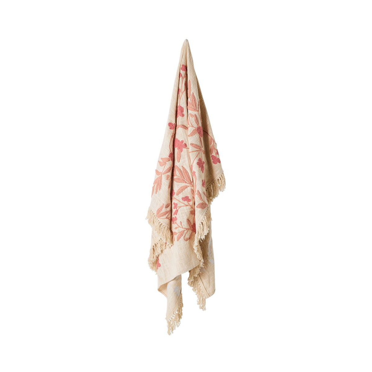 Stitch Birdsong Embroidered Throw