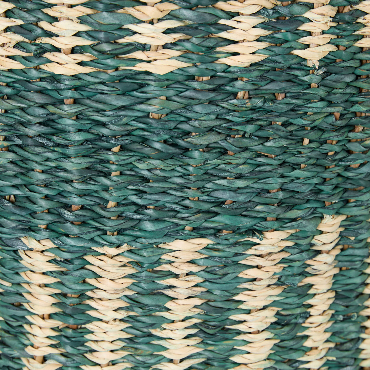 Elira Stripe Lined Laundry Basket