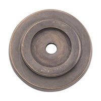 4119 Backplate For Domed Cupboard Knob Antique Brass D25mm