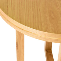 Avalon Round Side Table Light Oak