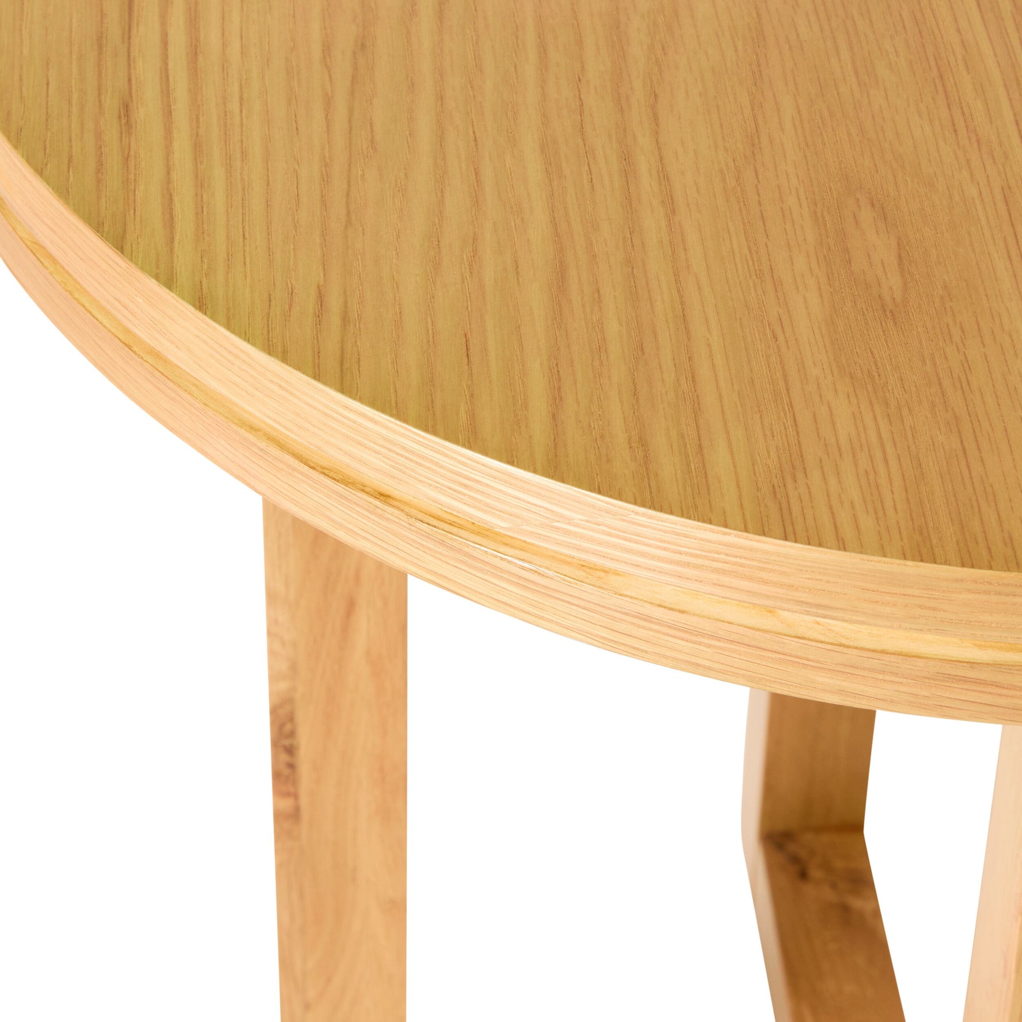 Avalon Round Side Table Light Oak