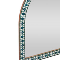 Azure Coast Resin Inlay Mantel Mirror