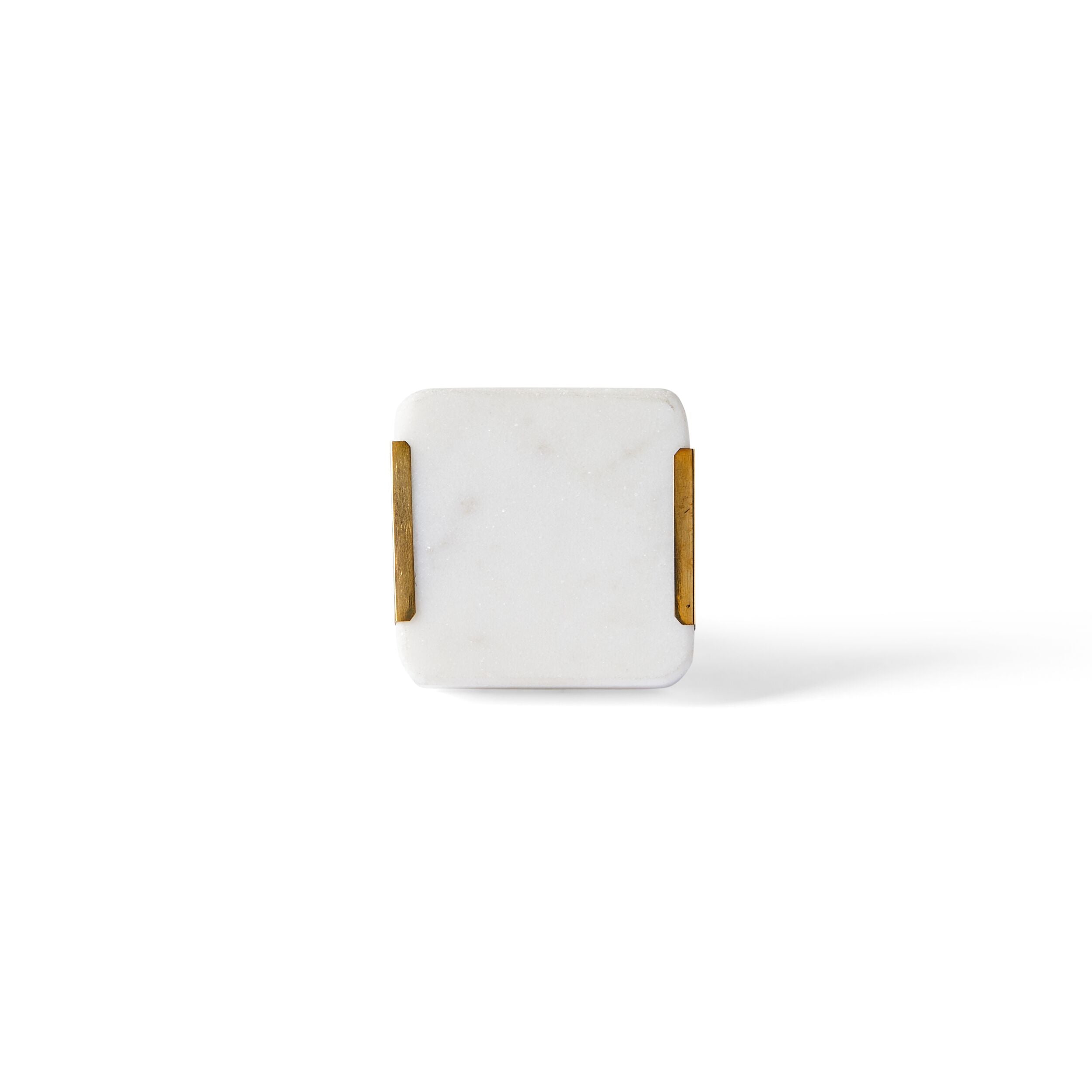 Ara Square Knob with Trim 4.5cm