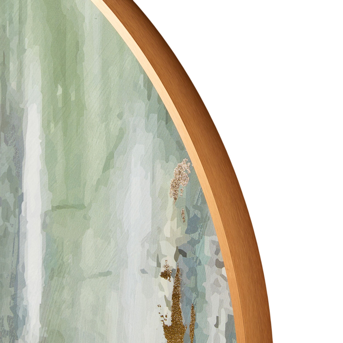 Golden Forest Arched Framed Canvas 80.8x120.8xm