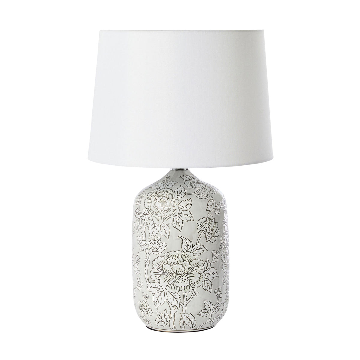 Natural Hues Floral Table Lamp 61cm
