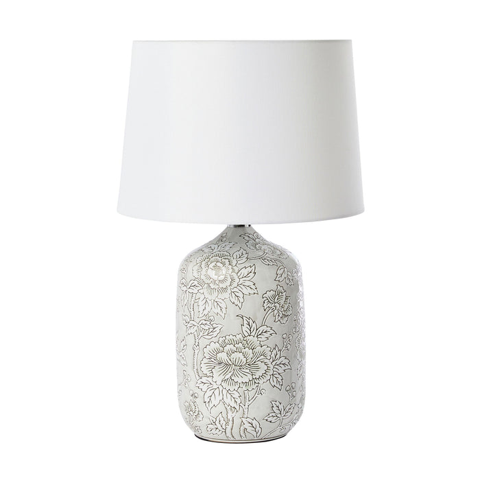 Natural Hues Floral Table Lamp 61cm