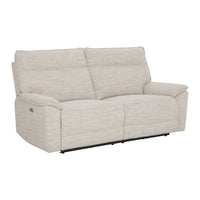 Dillon 3 Seater Recliner Natural Textured Slub