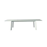 Santana Aluminium Extension Table Steely Green  200/300cm