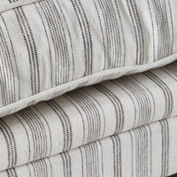 Lisette 3.5 Seater Deep Sofa Linen Stripe