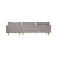 Austin 3 Seater Sofa with Right Hand Chaise Cocoon Fog