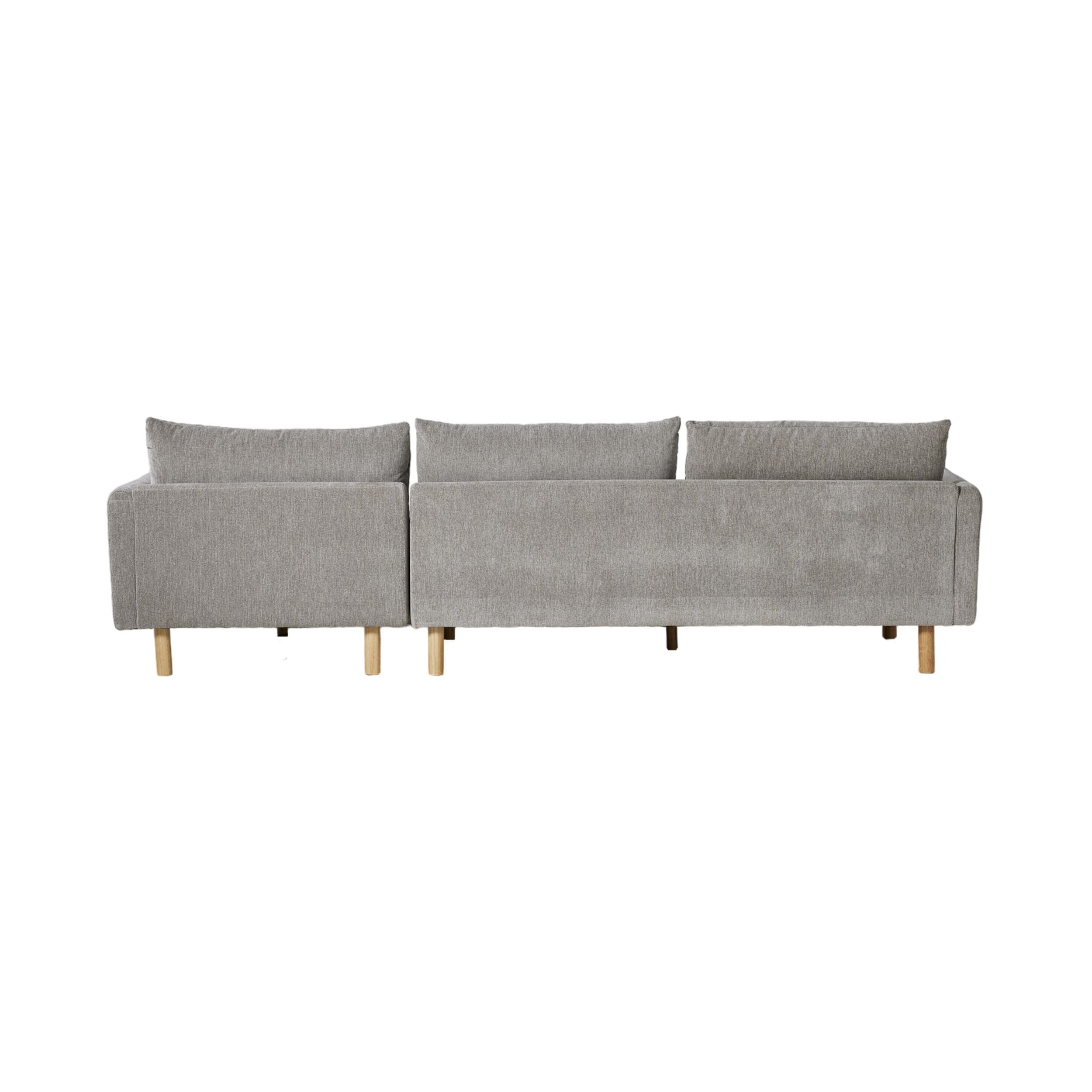 Austin 3 Seater Sofa with Right Hand Chaise Cocoon Fog