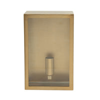Mariner Exterior Wall Bracket Antique Brass 16x25cm
