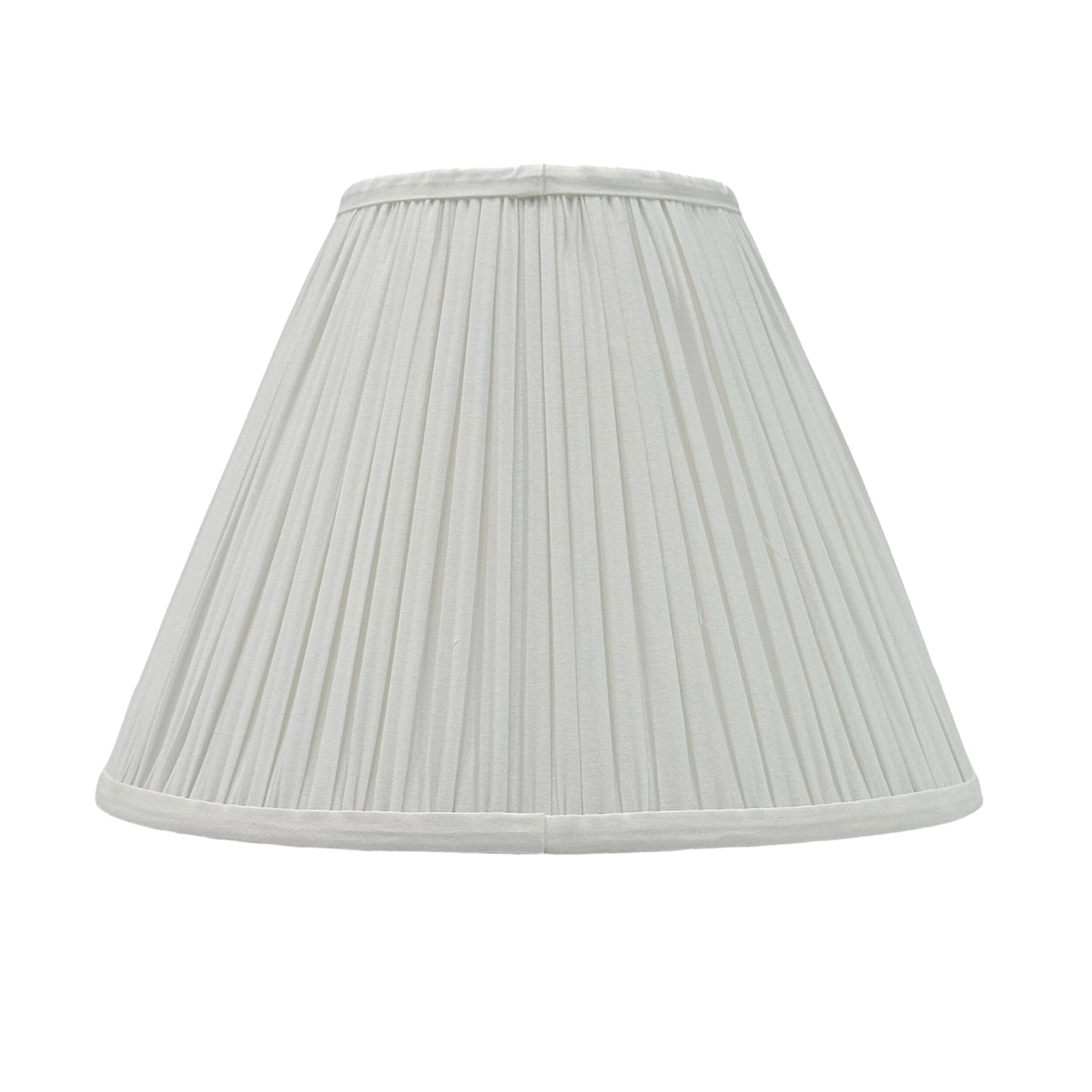 Audrey Pleated Tapered Shade White 35cm