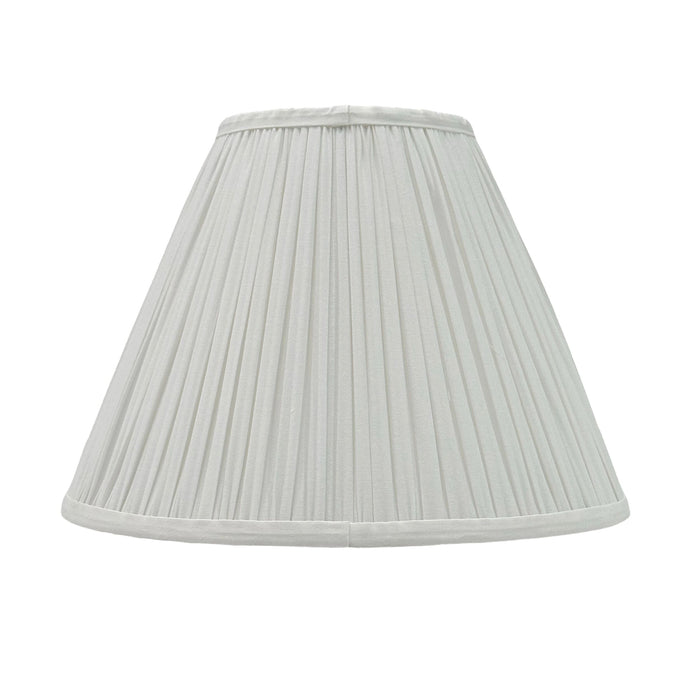 Audrey Pleated Tapered Shade White 35cm