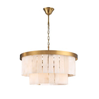 Aster 9 Light Marble Chandelier 60x47cm