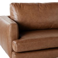 Harrison 3 Seater Leather Sofa Dakota Chestnut