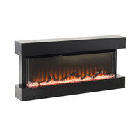 Kensington Fireplace Black 110x18x52cm