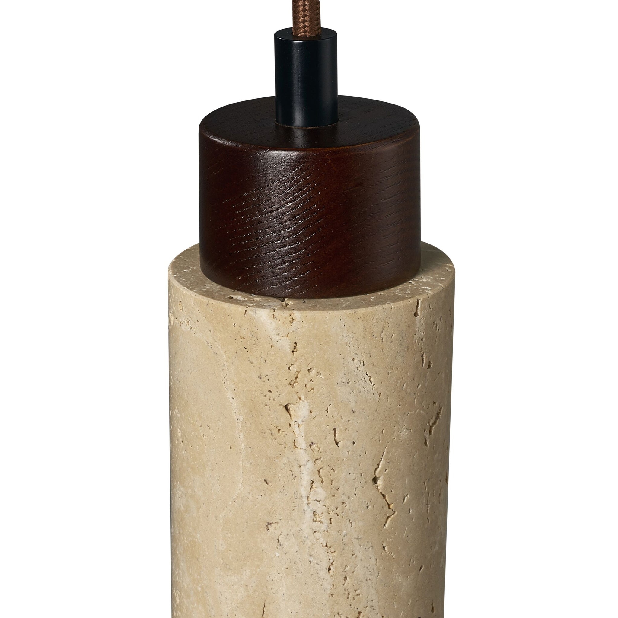 Rayla Travertine Pendant 7x21cm