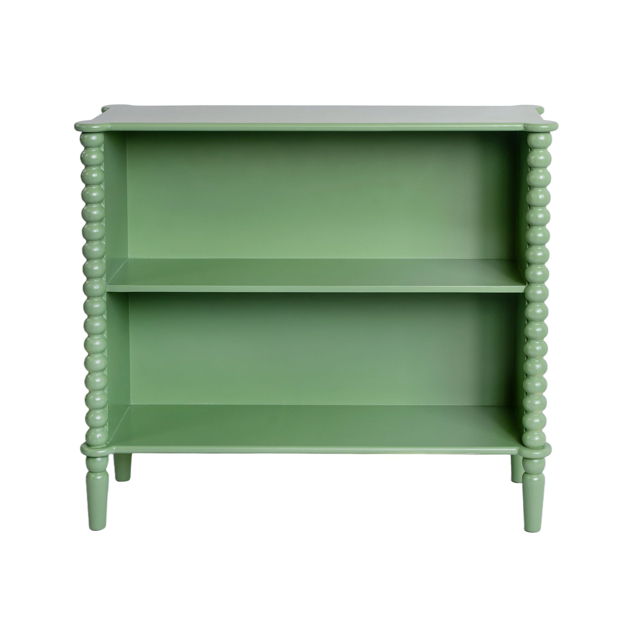 Maisie Small Bookcase Green 90x80 cm