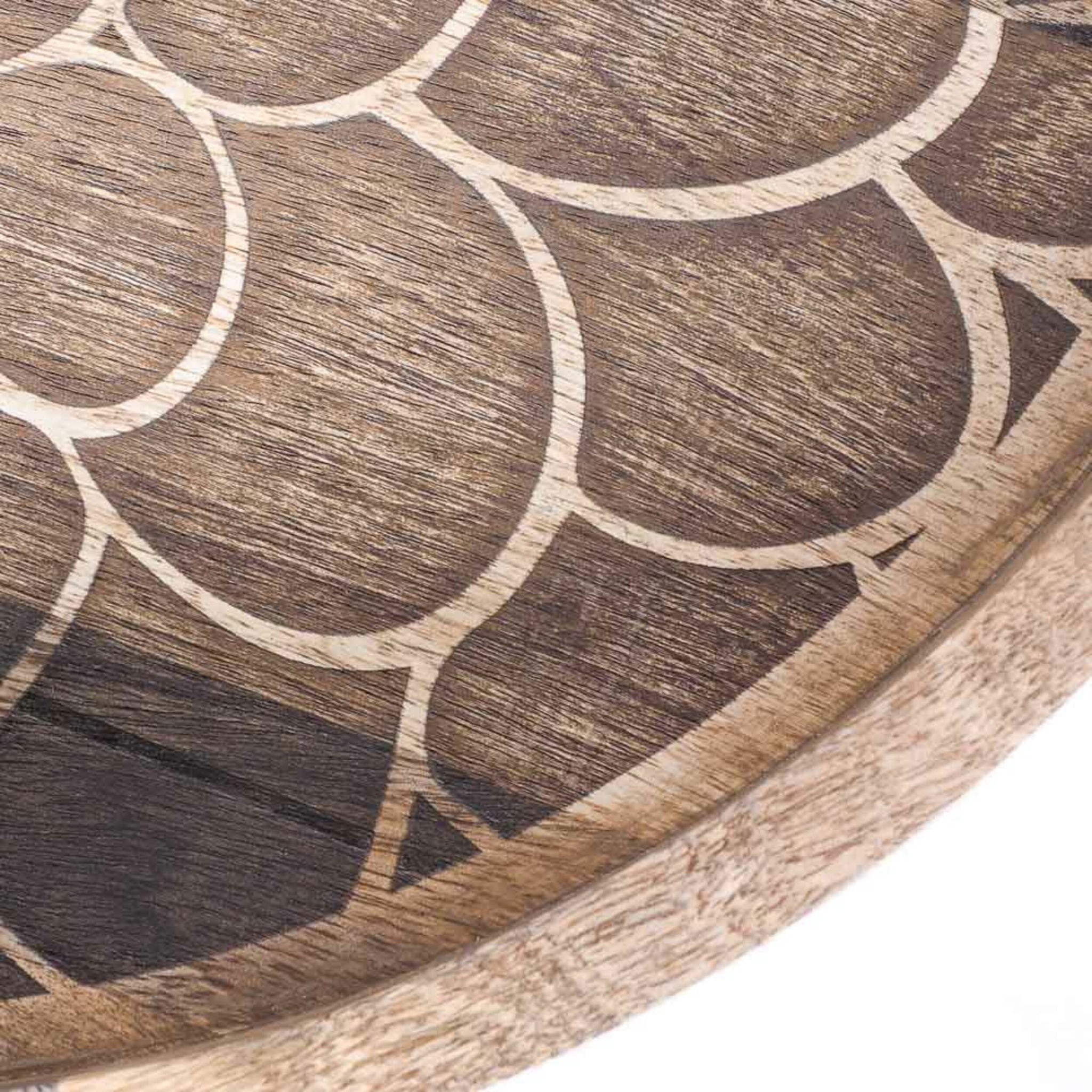 Eco Sole Flower Round Tray Table 47x46cm