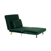 Stradbroke Single Sofa Bed Emerald Green