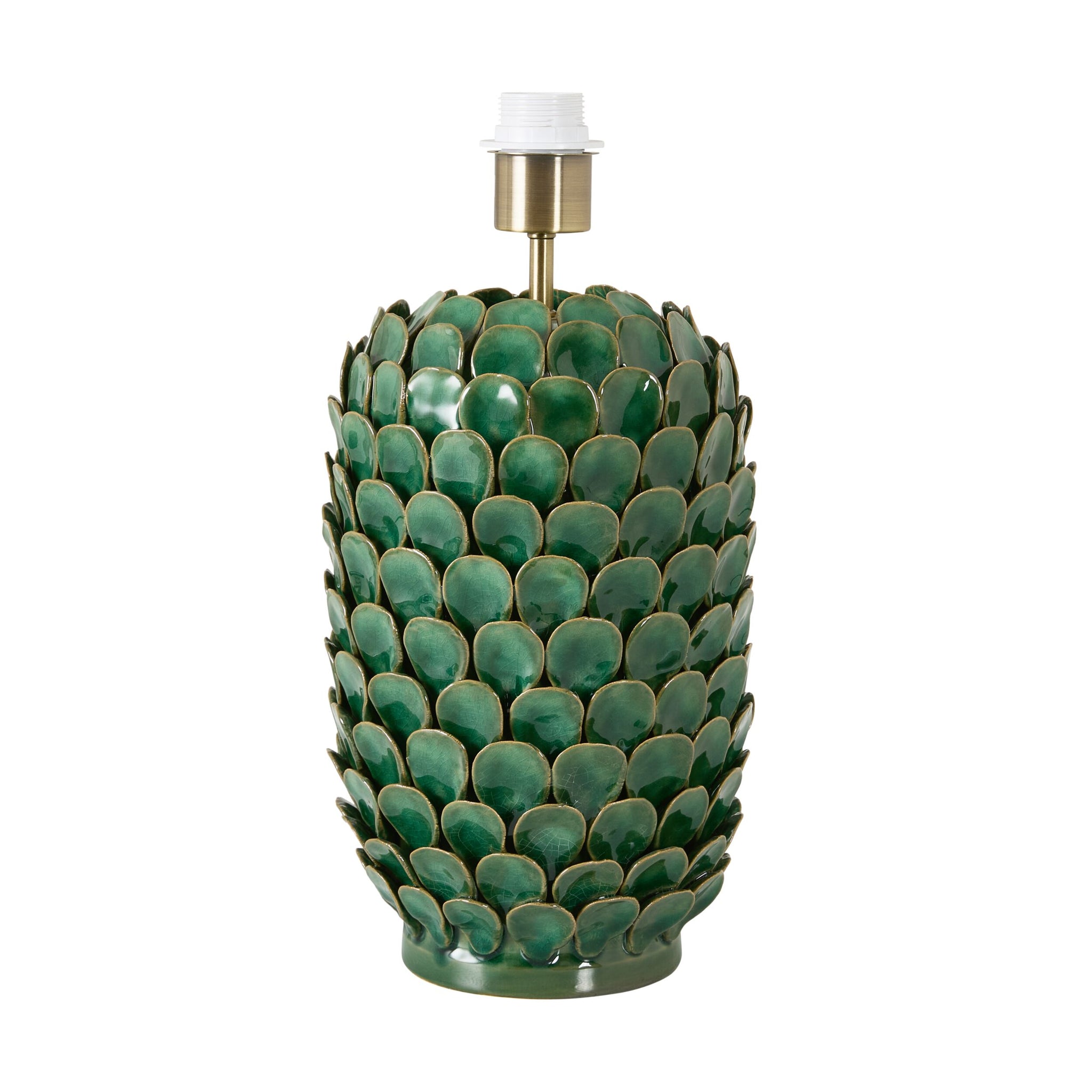 Seascale Table Lamp Green Base Only 21x30cm