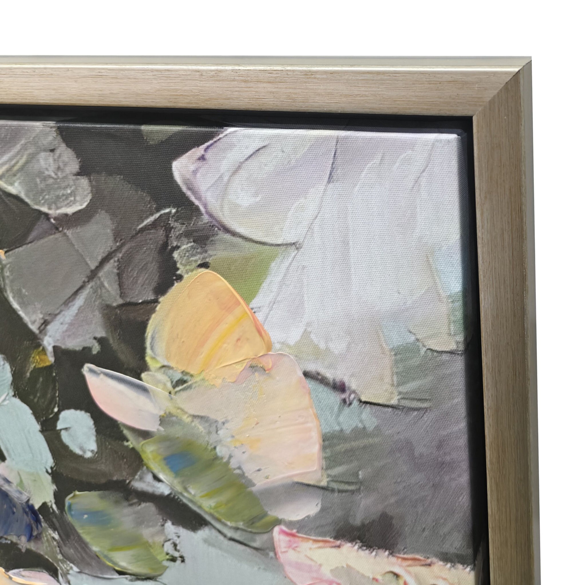 Secret Garden Framed Textured Print 120x160cm