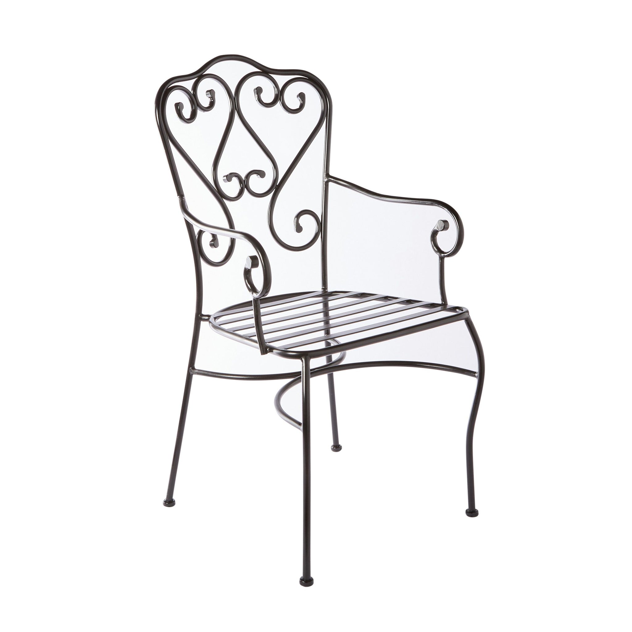 Manette Outdoor Dining Chair Black M2