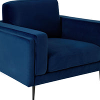 Irvine Armchair Velvet Indigo