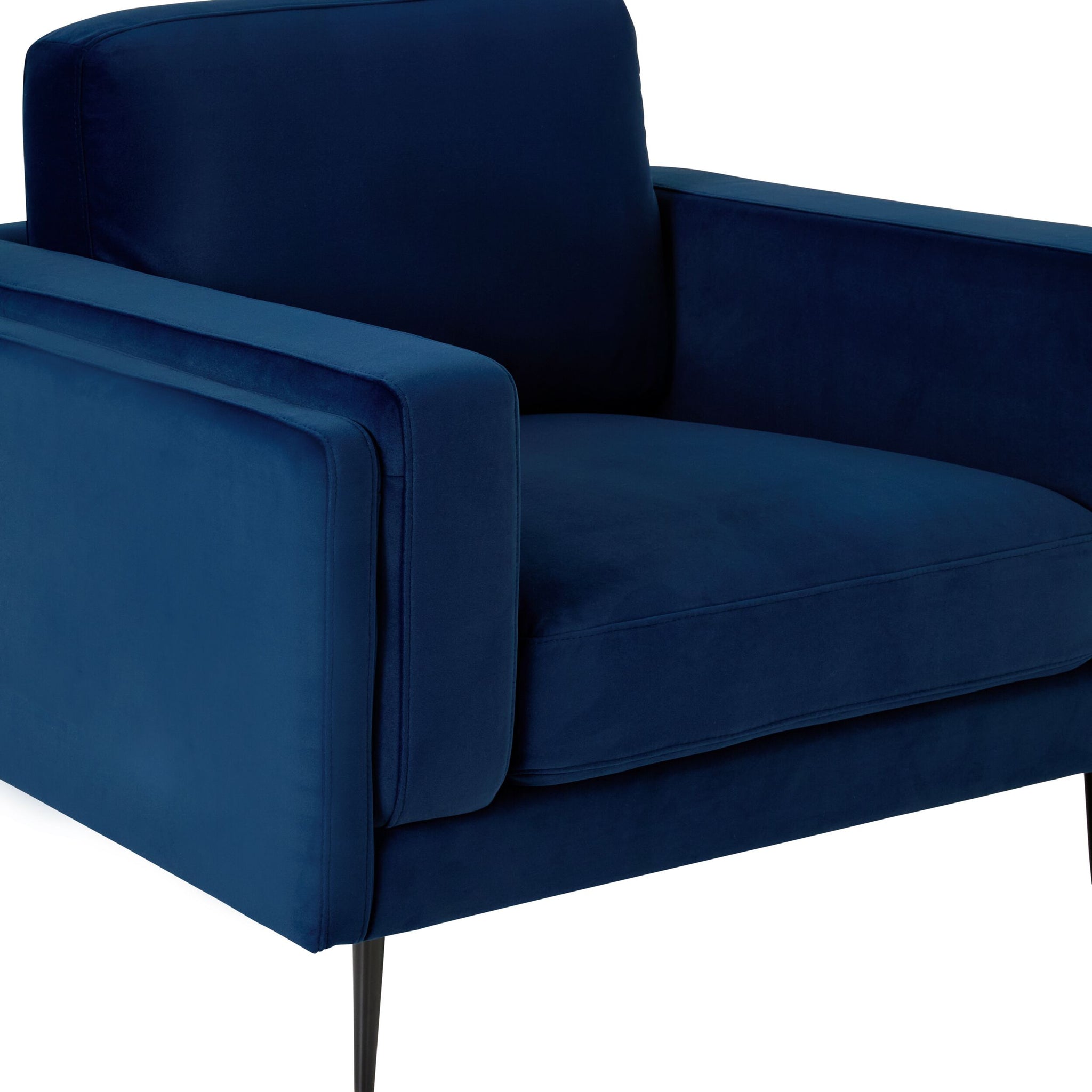 Irvine Armchair Velvet Indigo