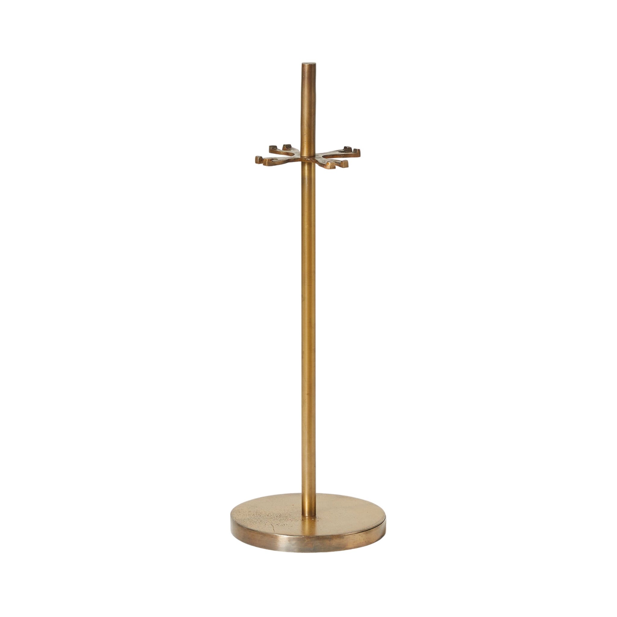 Perry Fire Set Brass Antique 61x20cm