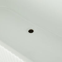 Ripple Bath 1700mm White