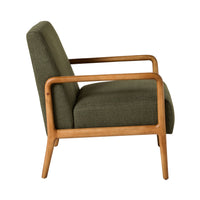 Hayes Occasional Chair Dark Green Weave