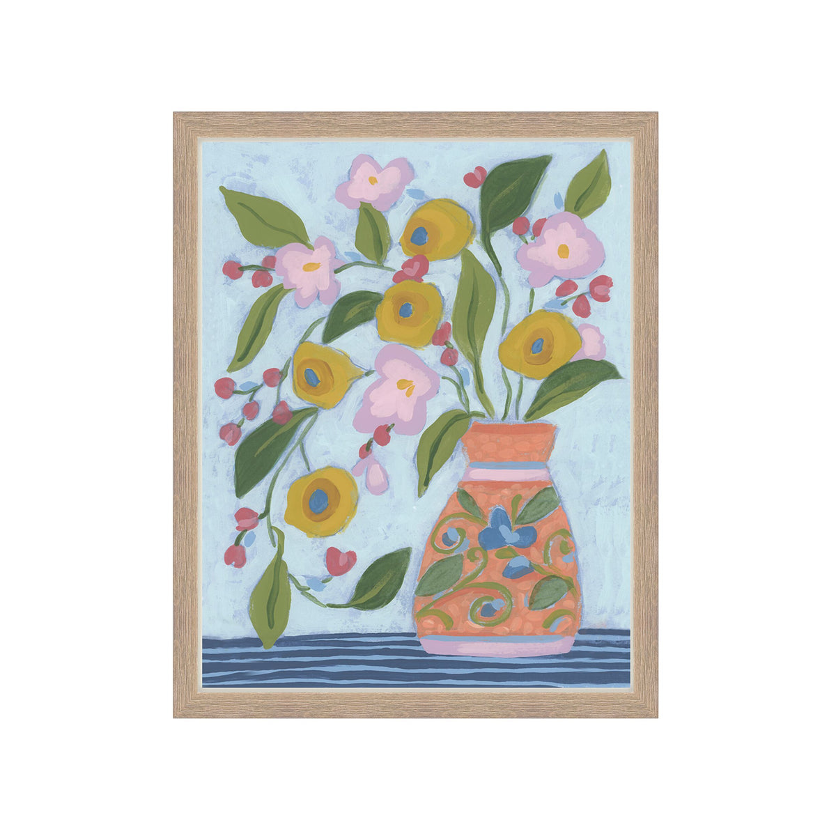 Le Petite Bouquet Framed Print 40x50cm