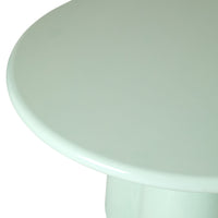 Pavia Round Dining Table Gloss Eucalypt Green