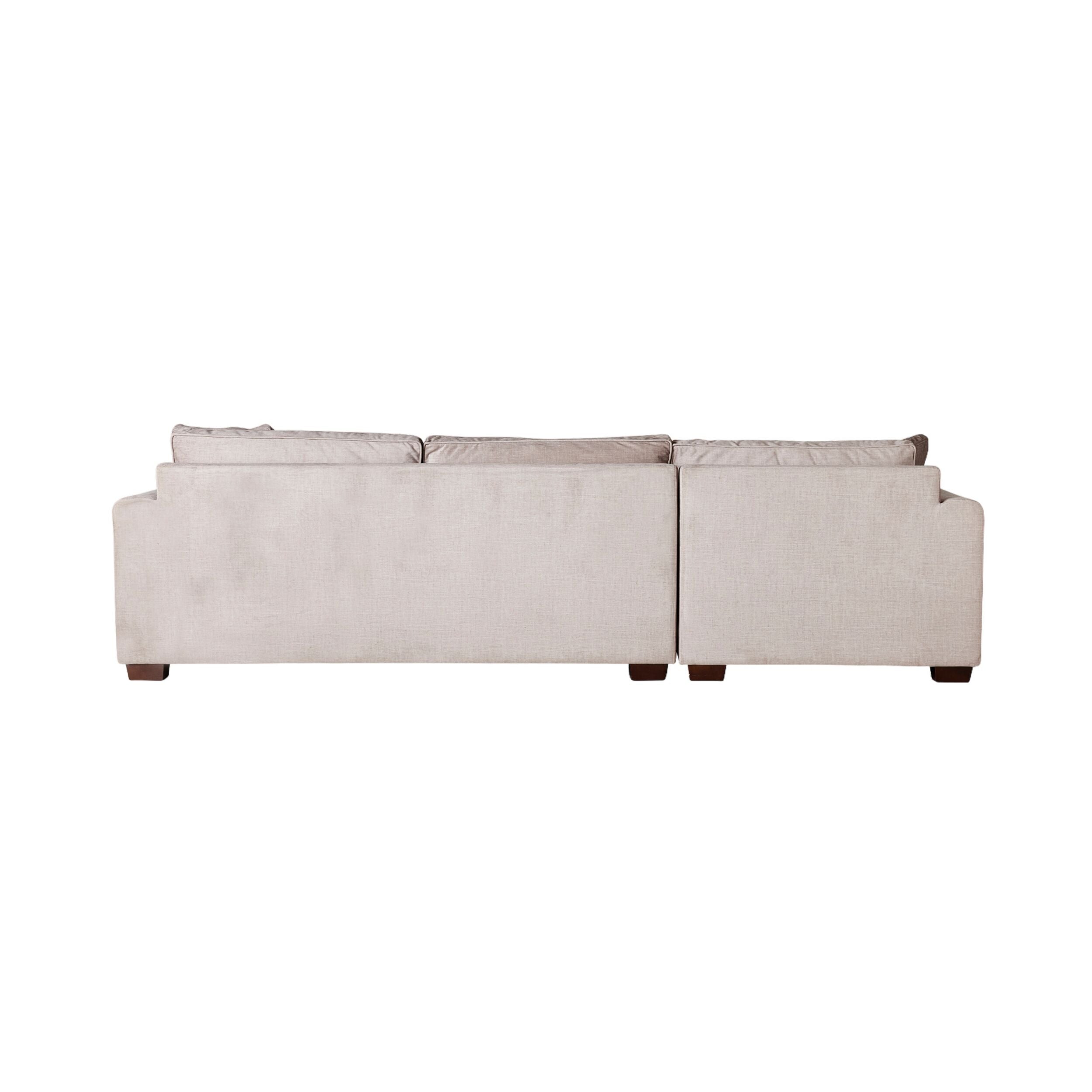 Portsea 4 Seater LHS Chaise Aura Pecan