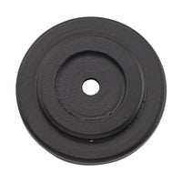 3093 Backplate For Domed Cupboard Knob Iron Matte Black D38mm