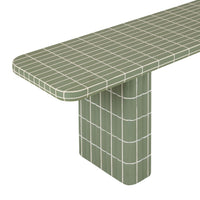 Edie Bench 200cm Laurel Green