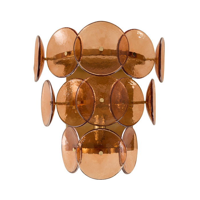 Sonny 3 Light Wall Light Amber 38x38cm