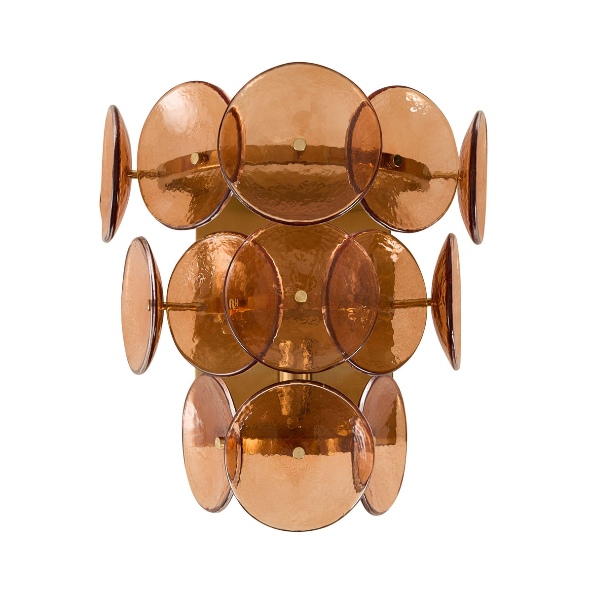 Sonny 3 Light Wall Light Amber 38x38cm