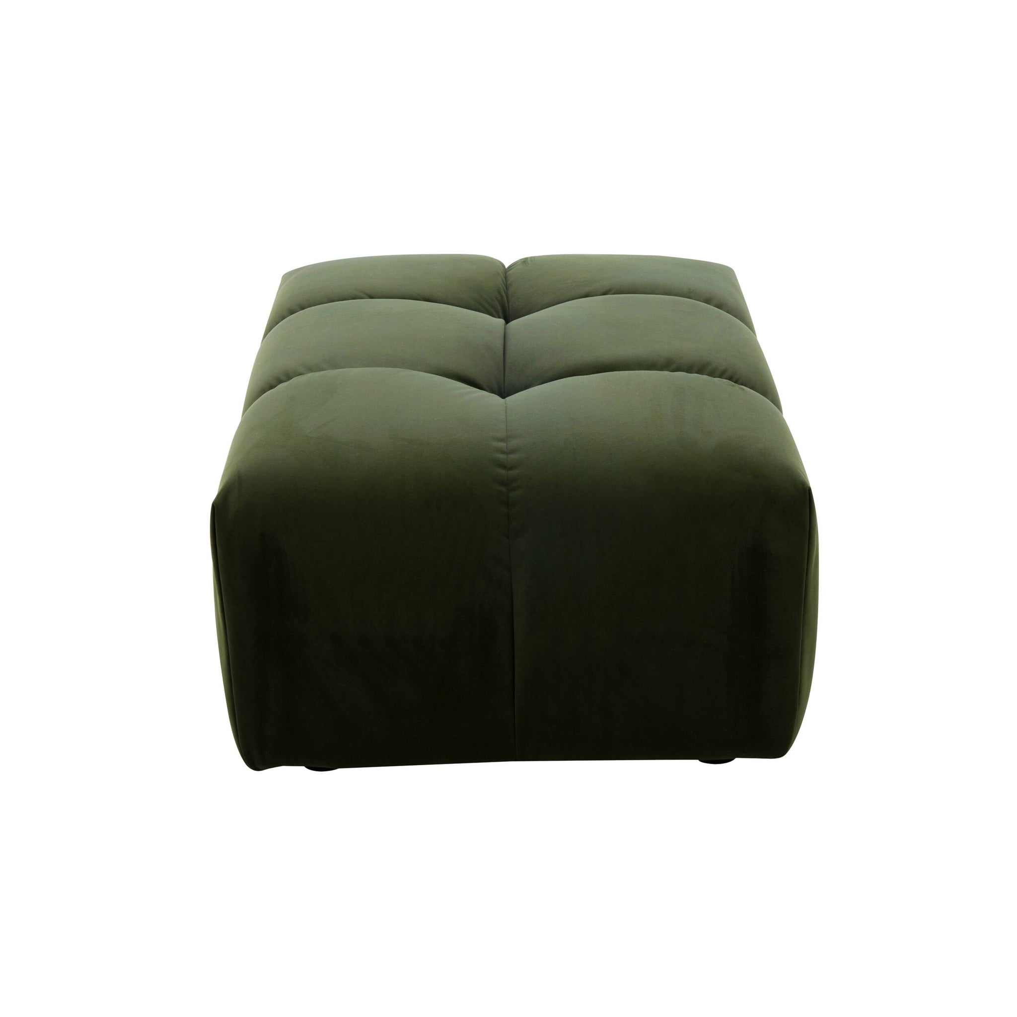 Alexis Ottoman Velvet Sofa Eucalyptus