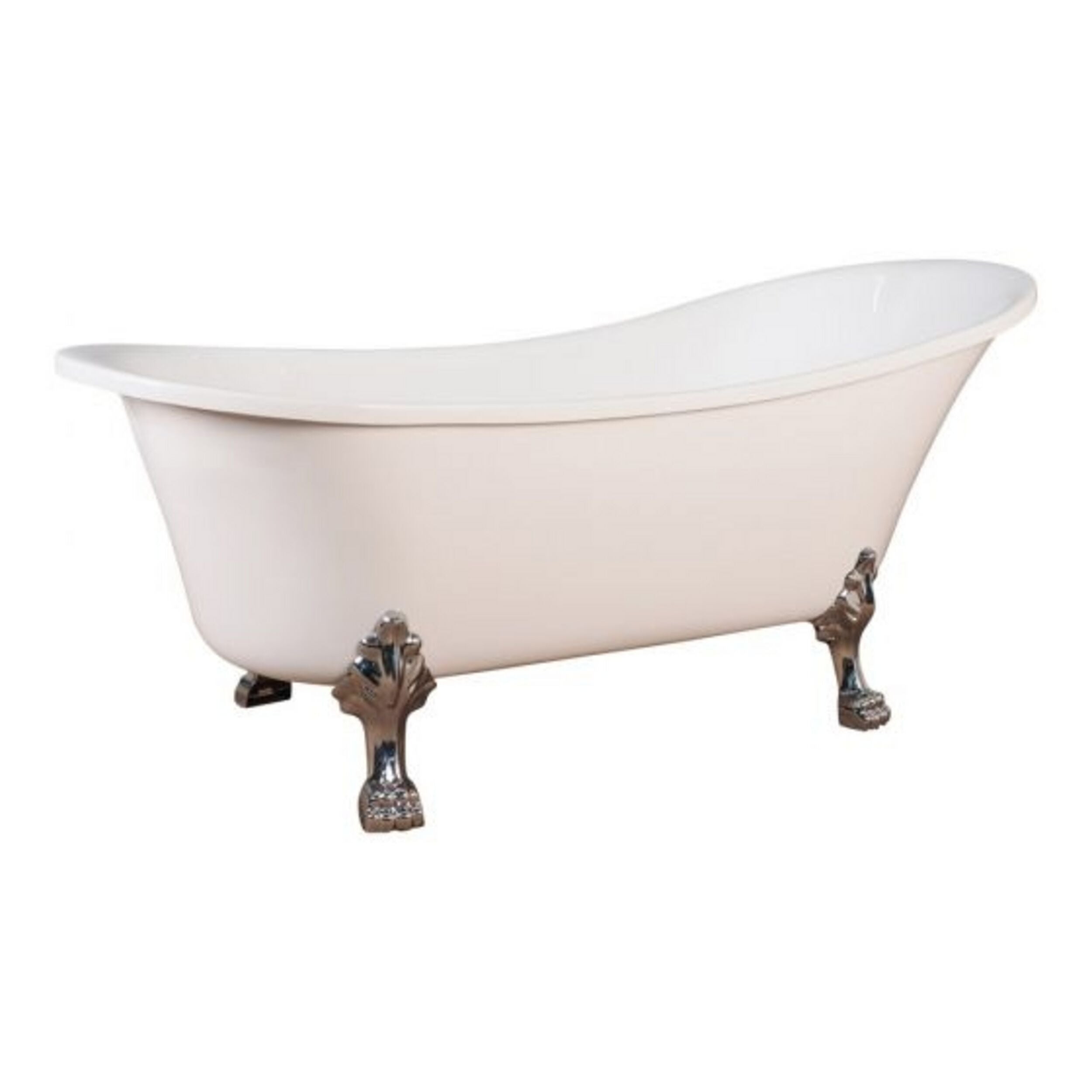 Alto Bath 1520mm with Chrome Feet Package