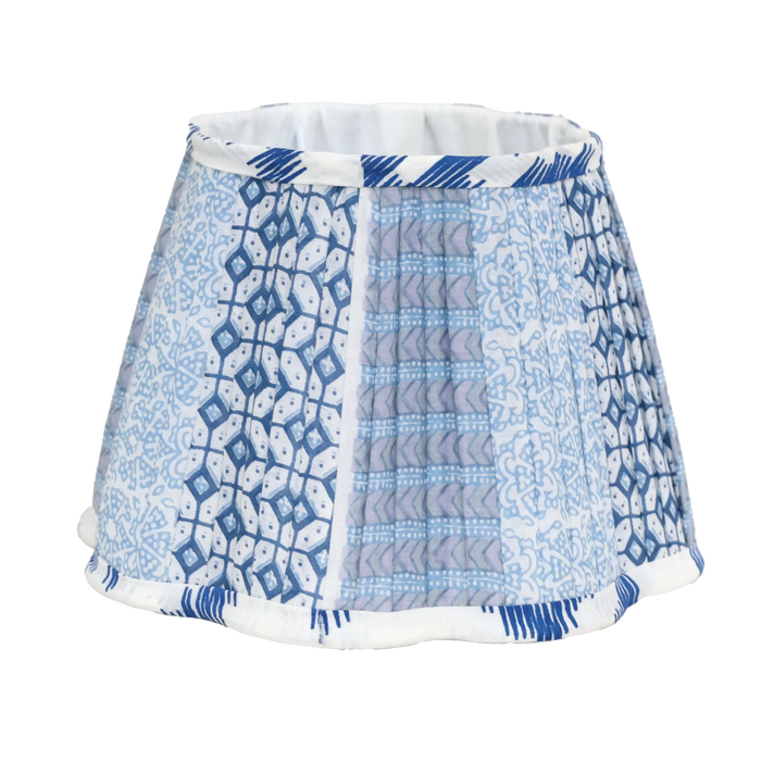 Loni Scallop Tapered Shade Denim Blue 25cm