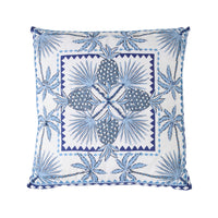 Stitch Pineapple Fan Embroidered Cushion